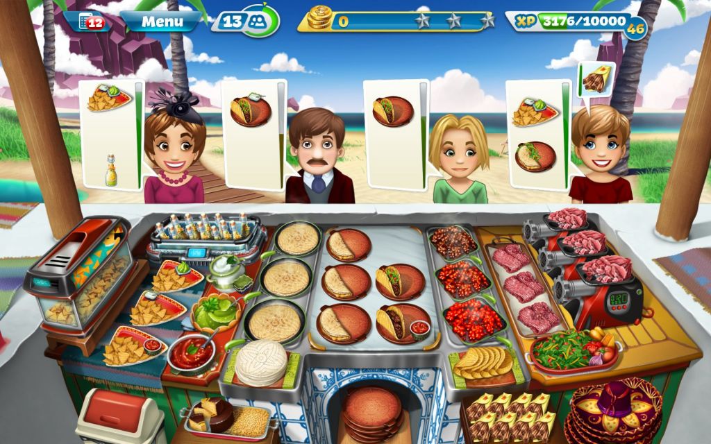 how many levels in cooking fever fast food court tournament